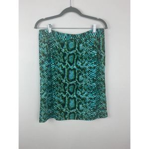 Premise Skirt size 12 color teal black